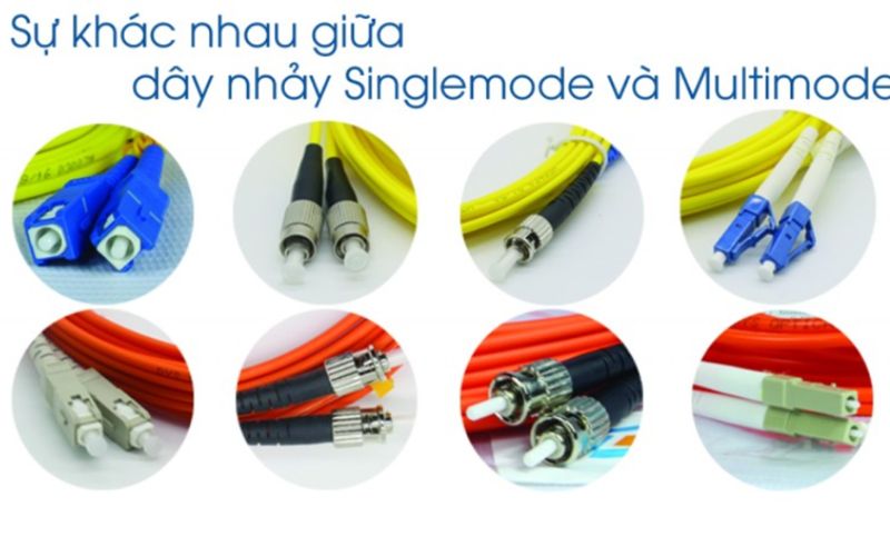 Phân biệt giữa cáp quang multimode và singlemode