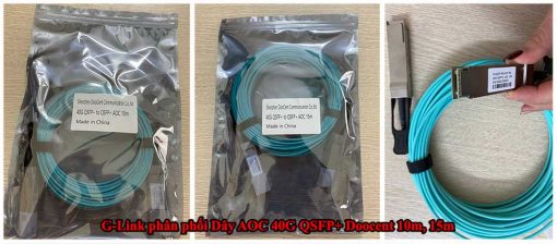 Dây nhảy quang AOC QSFP 40G Doocent