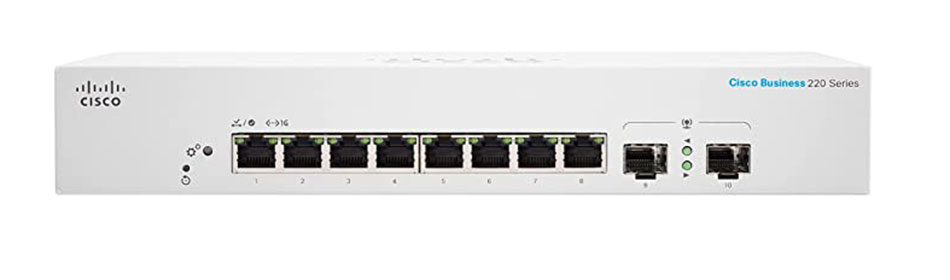 Thiết bị chuyển mạch CISCO CBS220 8-port PS 2x1G SFP