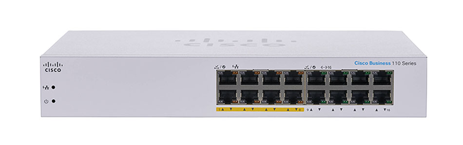 Thiết bị chuyển mạch CISCO CBS110 16-port GE 8 Port PoE 64W