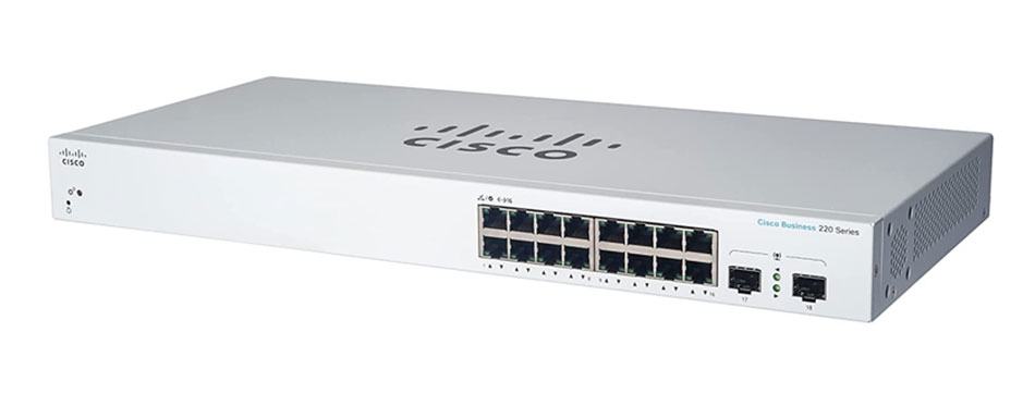 Thiết bị chuyển mạch 16 Ports 1GE, 2 Ports SFP 1G Uplink