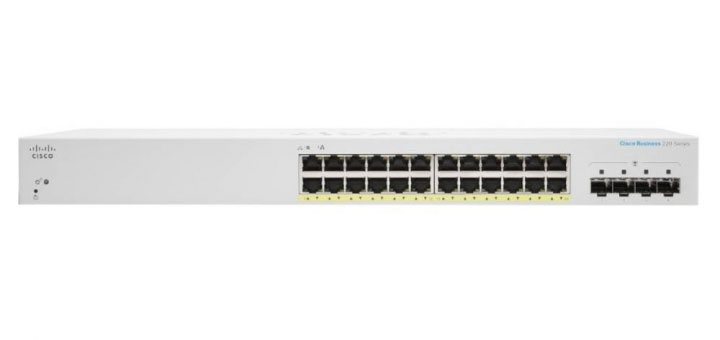 Thiết bị chuyển mạch CISCO CBS220-24T-4X-EU