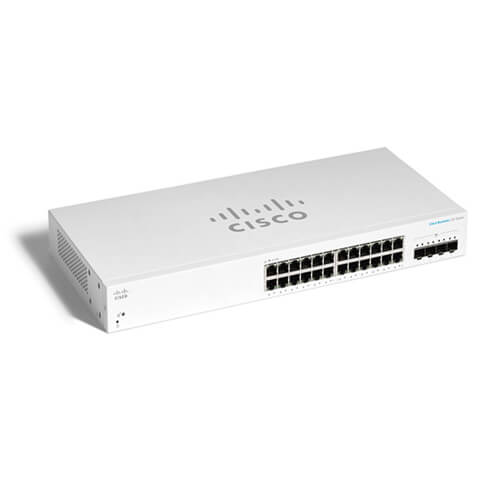 Thiết bị chuyển mạch CISCO CBS220 Smart 24-port GE 4x1G SFP