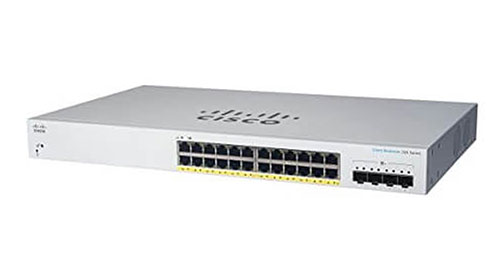 Thiết bị chuyển mạch CISCO CBS220 24 Ports 1GE PoE 195W 4x10 SFP