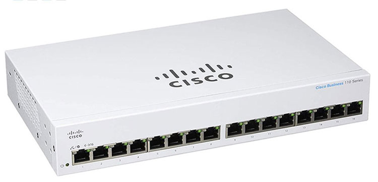 Switch CISCO CBS110 Unmanaged 16-port 