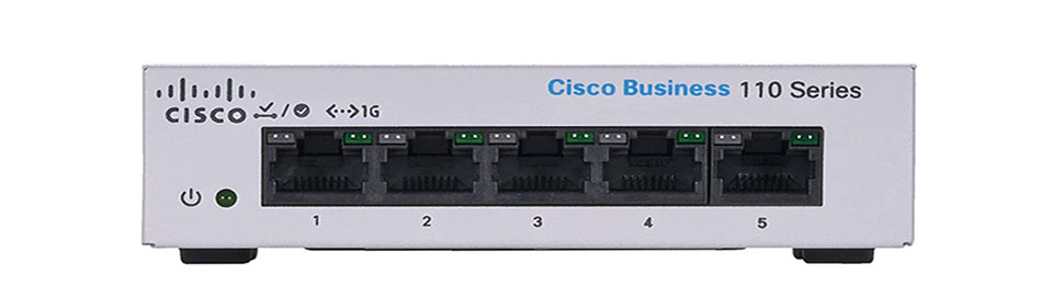 Switch CISCO CBS110 Unmanaged 5-port 