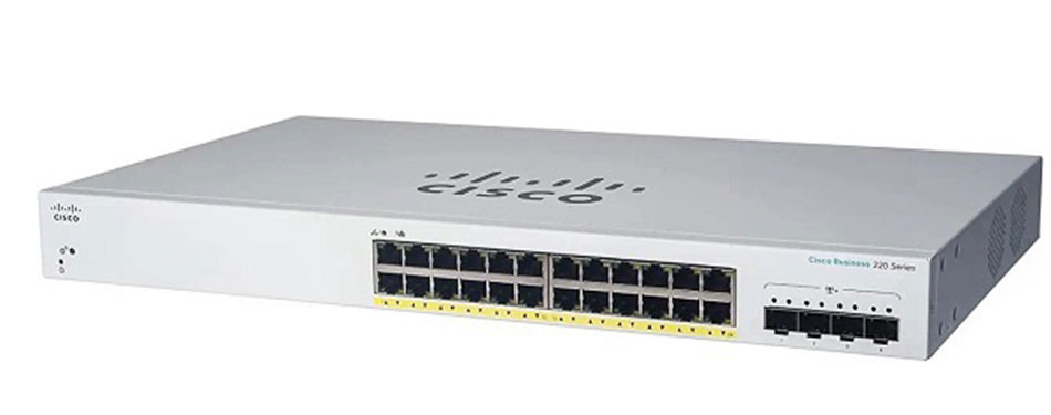  Switch Cisco CBS220 24 Ports 1GE PoE 195W