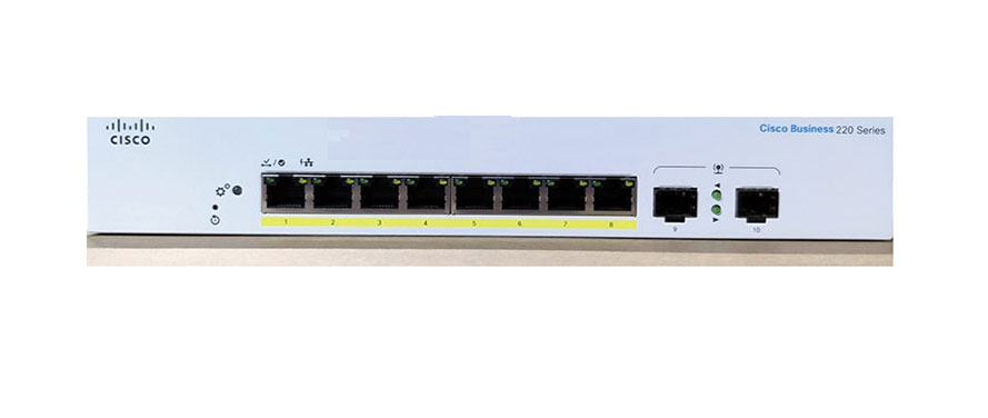 Thiết bị chuyển mạch CISCO CBS220 8-port PoE 130W 2x1G SFP 