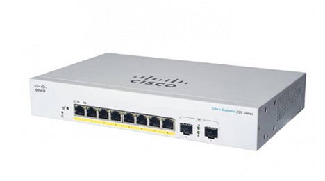 Thiết bị chuyển mạch CISCO CBS220 8-port PoE 65W 2x1G SFP