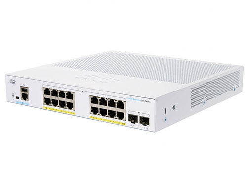 Thiết bị chuyển mạch CISCO CBS250 16-port GE PoE 2x1G SFP