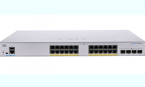 Thiết bị chuyển mạch CISCO CBS250 24-port GE POE+ 195W 4x10G SFP+