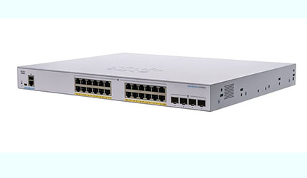 Thiết bị chuyển mạch CISCO CBS250 24-port GE POE+ 370W 4x1G SFP