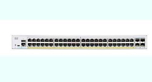 Thiết bị chuyển mạch CISCO CBS250 48-port GE POE+ 195W 4x1G SFP 