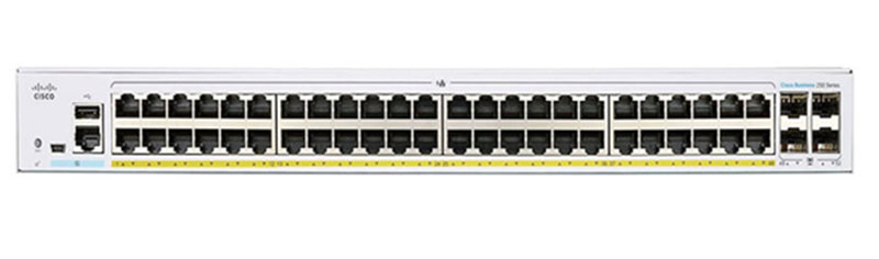 Thiết bị chuyển mạch CISCO CBS250 48-port GE POE+ 195W 4x1G SFP 