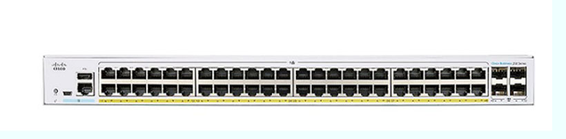 Thiết bị chuyển mạch CISCO CBS250 48-port GE POE+ 370W 4x10G SFP+