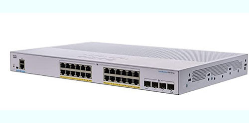 Thiết bị chuyển mạch CISCO CBS350 24-port GE POE+ 370W 4x10G SFP+