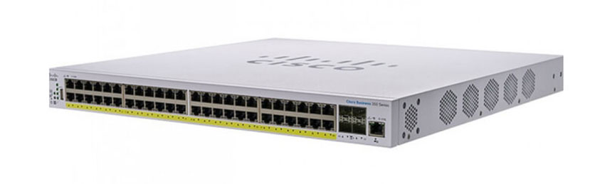 Thiết bị chuyển mạch CISCO CBS350 48-port GE POE+ 370W 4x10G SFP+