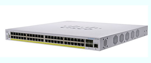 Thiết bị chuyển mạch CISCO CBS350 48-port GE POE+ 370W 4x1G SFP