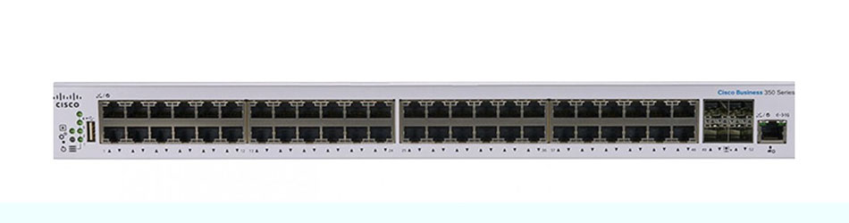 Thiết bị chuyển mạch CISCO CBS350 48-port GE POE+ 740W 4x10G SFP+