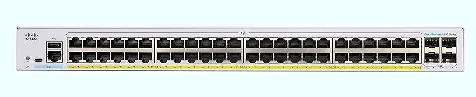 Thiết bị chuyển mạch CBS350 48-port GE POE+ 740W 4x1G SFP