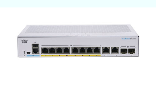 Thiết bị chuyển mạch CISCO CBS350 8-port GE POE+ 67W 2x1G SFP