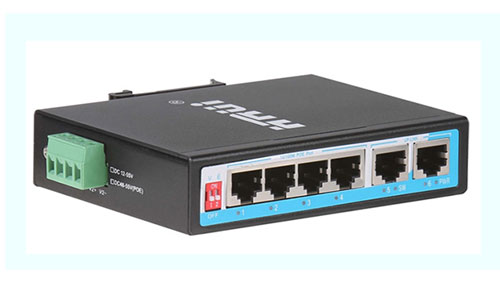 Thiết bị chuyển mạch Công nghiệp PoE 4-port +2 Uplink Ethernet PN: HR500-AF-42