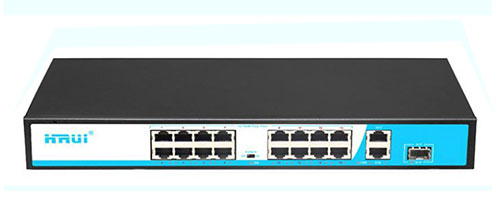 Switch HRUI POE 16-port PN: HR901-AF-1621GS-30