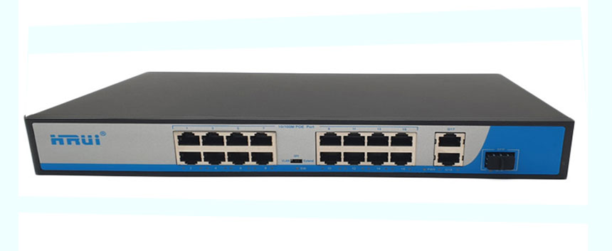 Switch HRUI POE 16-port PN: HR901-AF-1621GS-30