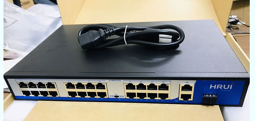 Switch HRUI Poe 24-port PN: HR901-AF-2421GS-300