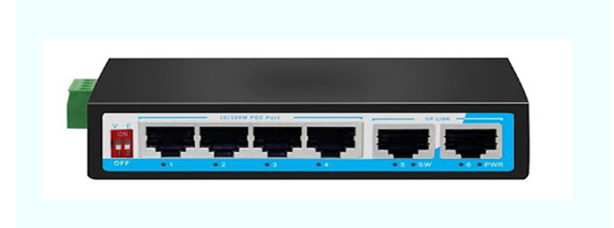 Switch Poe Hrui 4-port POE+ 2 Uplink