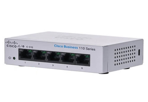 Switch CISCO CBS110 Unmanaged 5-port